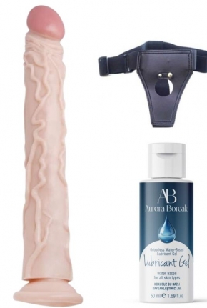 Belden Balamal Kayganlatrc Set Noctis 34,5cm Realistik Dildo No:7